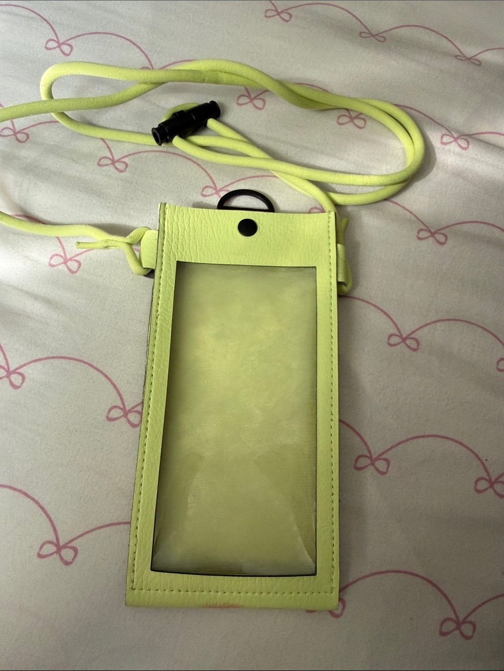 Nike Premium Leather Phone Case Crossbody Bag green - Picture 3 of 3
